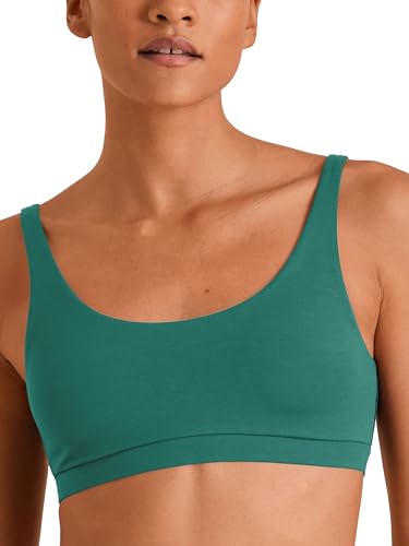 CALIDA Damen Bustier Natural Skin, BH, Unterwäsche, Grün, aus Tencel von CALIDA