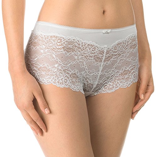 CALIDA Damen Panty Sensual Secrets, alabaster crème Unterhose aus Baumwolle, Viskose und Elastan, mit klassischem Schnitt, Größe: 32/34 von CALIDA