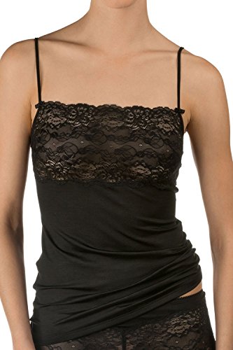 Calida Damen Sensual Secrets Unterhemd, Schwarz, 36-38 von CALIDA