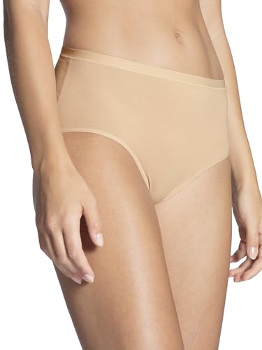 CALIDA Natural Comfort Slip Damen, High-Waist, natürlicher Glanz und glatter Griff von CALIDA