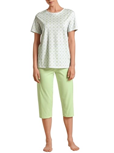 Calida Damen Spring Nights Pyjamaset, Light Pistache, 40-42 von CALIDA