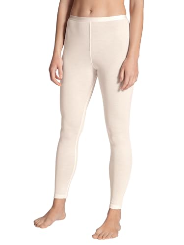 CALIDA True Confidence Leggings Damen, aus Schurwolle und Seide, Feinripp, thermoregulierend und geruchsneutralisierend von CALIDA