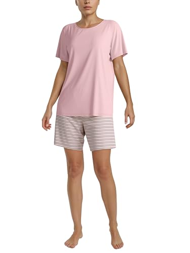 CALIDA Daylight Dreams Kurz-Pyjama Damen, aus 100% Baumwolle, hautfreundlich, hypoallergen, atmungsaktiv, feuchtigkeitsregulierend CALIDA Daylight Dreams Kurz-Pyjama Damen, aus 100% Baumwolle, hautfreundlich, hypoallergen, atmungsaktiv, feuchtigkeitsregulierend von CALIDA