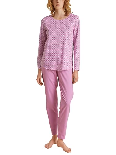 CALIDA Swiss Resort Pyjama, lang Damen, aus 100% Baumwolle von CALIDA