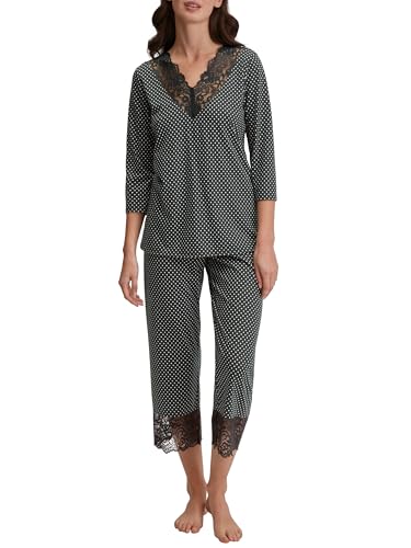 CALIDA Deep Dreams 7/8-Pyjama Damen, aus Baumwolle und Tencel™, feminin und weich von CALIDA