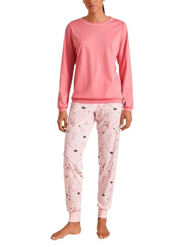 CALIDA Dog Dreams Bündchen-Pyjama Damen von CALIDA