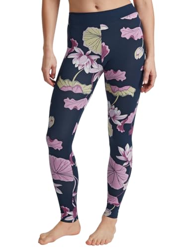 CALIDA Elastic Trend Leggings Damen, mit breitem Softbund, High Waist Yoga Leggings, natürlich atmungsaktive und weiche Single Jersey-Qualität von CALIDA