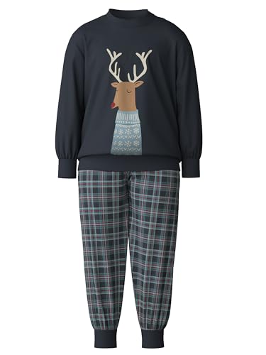 CALIDA Jungen Family & Friends Pyjamaset, Dark Sapphire, 92-98 EU von CALIDA