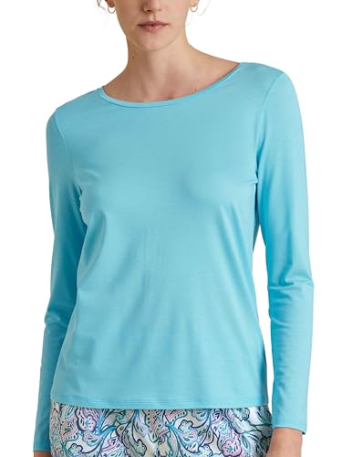 CALIDA Favourites Energy Shirt Langarm Blue Topaz, 1 Stück, Größe 48-50 von CALIDA