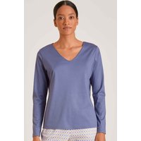 CALIDA Favourites Lavender Langarm-Shirt, V-Neck von CALIDA