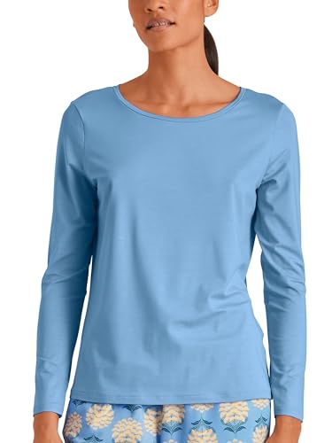 CALIDA Favourites Joy II Langarmshirt Damen, Rundhalsausschnitt, temperaturausgleichend und atmungaktiv, superleichte und extrafeine Qualität von CALIDA