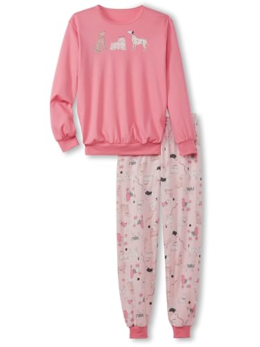 CALIDA Girls Dog Mädchen Bündchen-Pyjama Mädchen von CALIDA