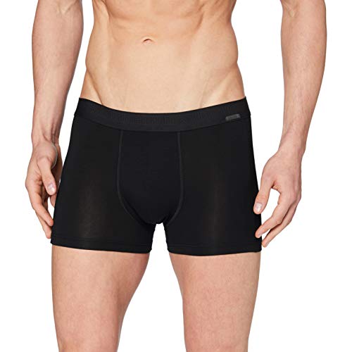 CALIDA Herren Boxershorts Focus, schwarz aus Tencel, Baumwolle und Elastan, schnelltrocknend und temperaturausgleichend, Größe: 46/48 von CALIDA