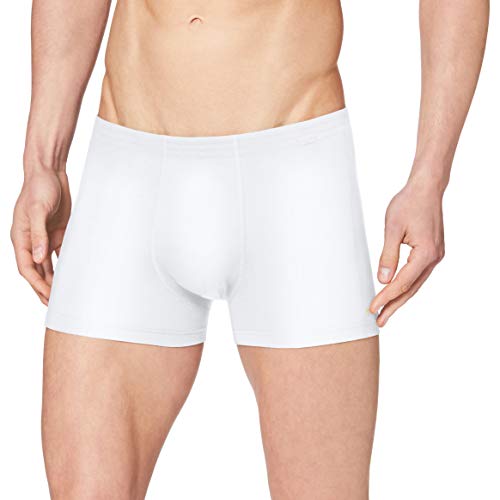 CALIDA Herren Boxershorts Focus, weiß aus Tencel, Baumwolle und Elastan, für besonders empfindliche Haut, Größe: 46/48 von CALIDA