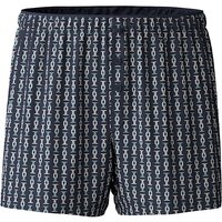 CALIDA Herren Boxershorts blau Reine Baumwolle Gemustert von CALIDA