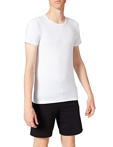 CALIDA Pure & Style T-Shirt Herren, Rundhalsausschnitt, aus weicher PIMA-Baumwolle, maskuliner Nadelzug, atmungsaktiv, schnelltrocknend und geruchshemmend von CALIDA
