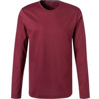 CALIDA Herren Longsleeve rot Baumwolle unifarben von CALIDA