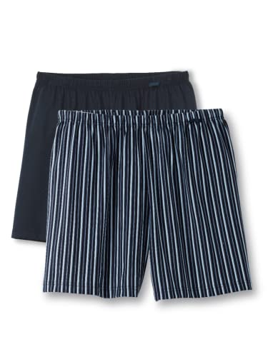 Calida Herren Prints Benefit Boxershorts, Dark sea, 50 von CALIDA