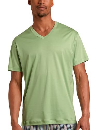 CALIDA RMX Sleep Leisure Kurzarm-Shirt, V-Neck Herren von CALIDA