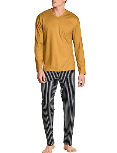 Calida Herren Relax Imprint Pyjamaset, Narcissus, 52-54 von CALIDA