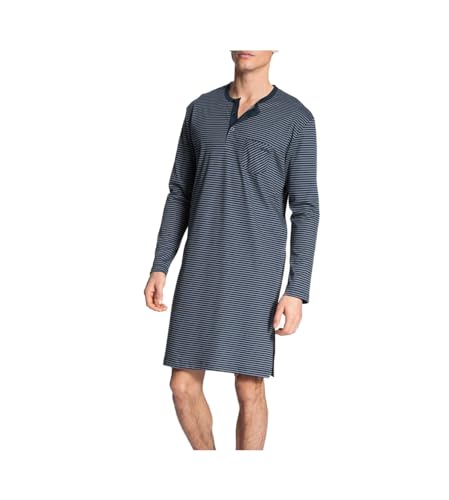 CALIDA Relax Streamline Herren-Nachthemd Herren, aus 100% Baumwolle, mit Knopfleiste von CALIDA