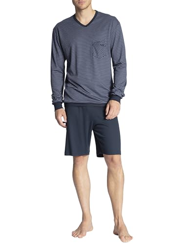 CALIDA Relax Streamline Kurz-Pyjama mit langem Arm Herren von CALIDA