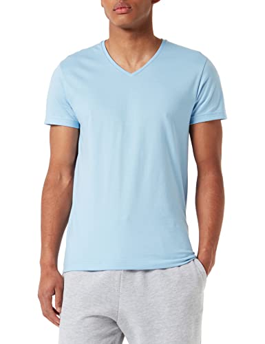 CALIDA Remix Basic Sleep Kurzarm-Shirt, V-Neck Herren von CALIDA