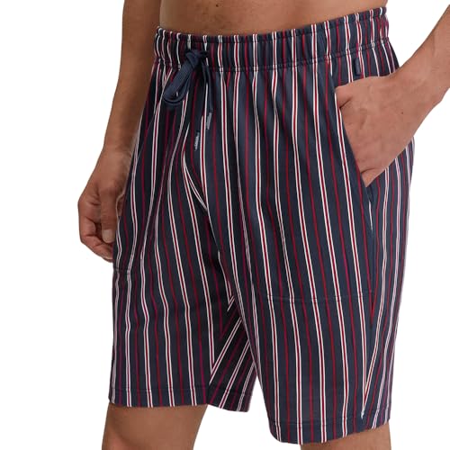 CALIDA Herren Remix Basic Sleep Hose, Rio red, 48 von CALIDA