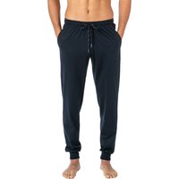 CALIDA Herren Pyjamahose blau Baumwolle & Mix unifarben von CALIDA