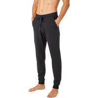 CALIDA Herren Jogginghose blau Baumwolle unifarben von CALIDA