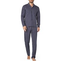 CALIDA Herren Schlafanzüge blau Jersey-Baumwolle Gestreift von CALIDA