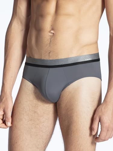 CALIDA Herren Slip Performance Neo, grau aus Polyamid und Elastan, atmungsaktiv mit Elastikbund, Größe: 46/48 von CALIDA