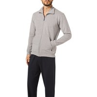 CALIDA Herren Sweatjacke Grau Baumwolle CALIDA Herren Sweatjacke Grau Baumwolle von CALIDA