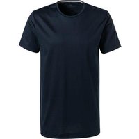 CALIDA Herren T-Shirt blau Baumwolle unifarben von CALIDA