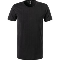 CALIDA Herren T-Shirt schwarz Baumwolle & Mix unifarben von CALIDA