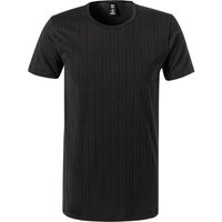 CALIDA Herren T-Shirt schwarz Baumwolle unifarben von CALIDA