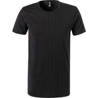 CALIDA Herren T-Shirt schwarz Baumwolle unifarben von CALIDA
