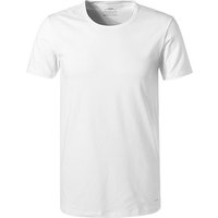 CALIDA Herren T-Shirt weiß Baumwolle unifarben von CALIDA
