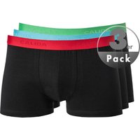 CALIDA Herren Trunks schwarz Baumwolle unifarben von CALIDA