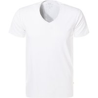 CALIDA Herren T-Shirt weiß Viskose unifarben CALIDA Herren T-Shirt weiß Viskose unifarben von CALIDA