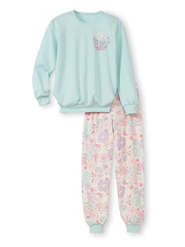 CALIDA Kids Flowers Mädchen Bündchen-Pyjama Mädchen von CALIDA