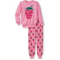 CALIDA Kids Strawberry Mädchen Bündchen-Pyjama von CALIDA
