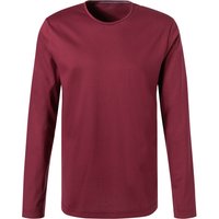 CALIDA Herren Longsleeve rot Baumwolle unifarben von CALIDA