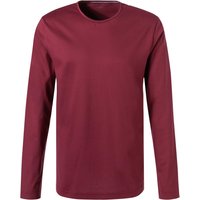 CALIDA Herren Longsleeve rot Baumwolle unifarben von CALIDA