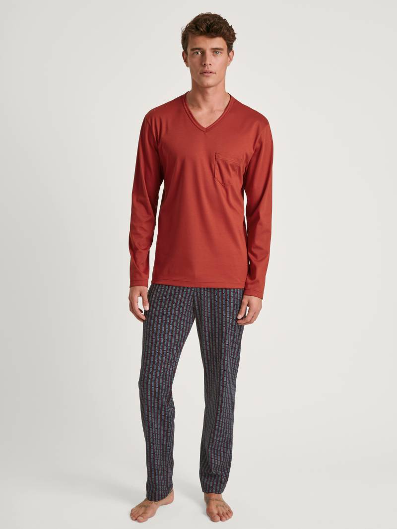 CALIDA - MEN Pyjamas ochre red - Gr. - XL von CALIDA