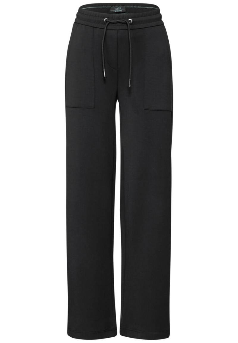 Cecil - Wide Leg Hose schwarz von Cecil