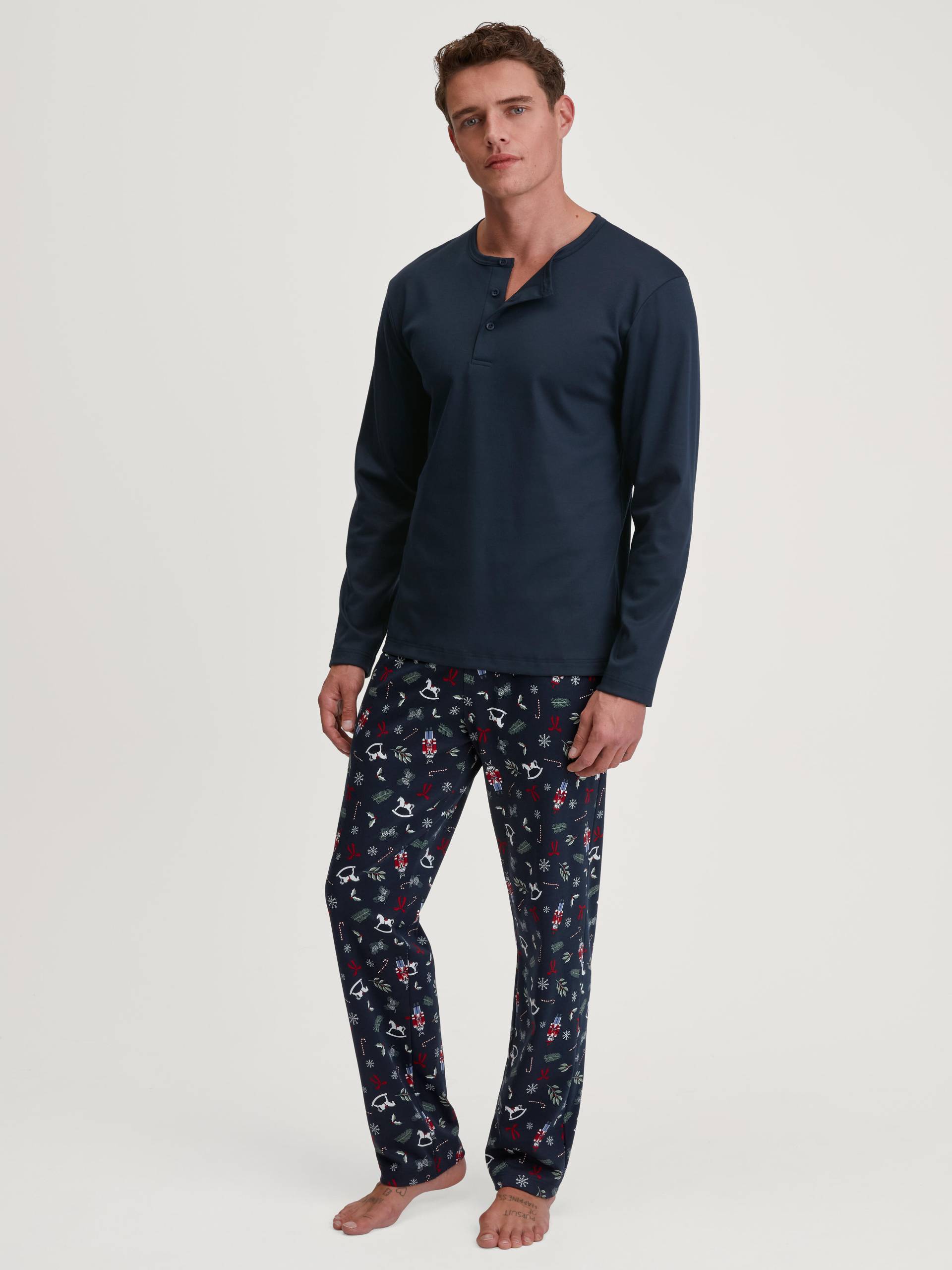CALIDA - MEN Pyjamas saphir blue - Gr. - S von CALIDA