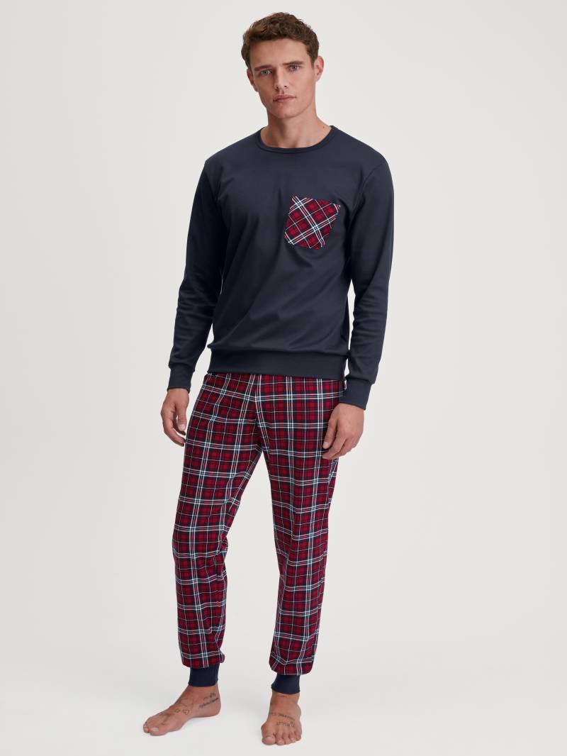 CALIDA - MEN Pyjamas with cuff dark sapphire - Gr. - XL von CALIDA