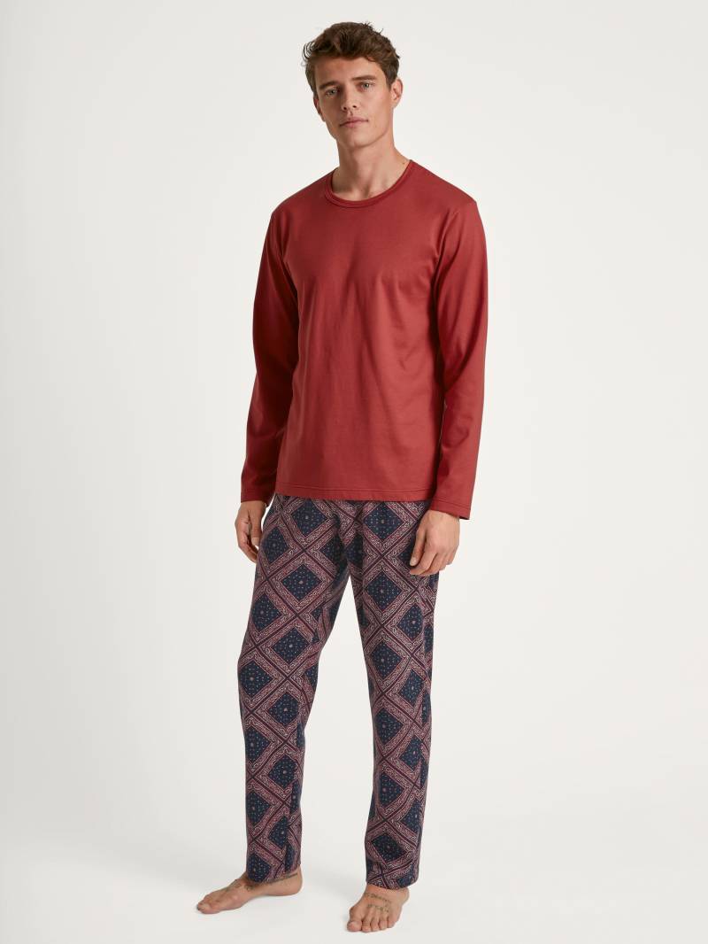 CALIDA - MEN Shirt long-sleeve ochre red - Gr. - L von CALIDA