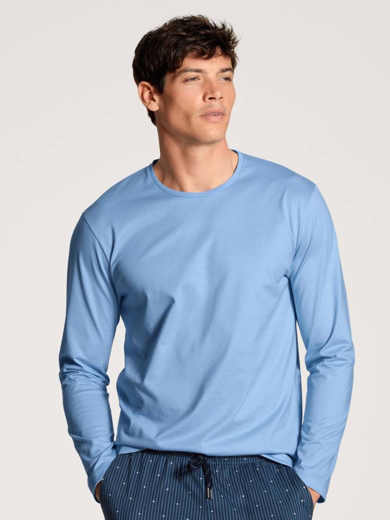 CALIDA - MEN Shirt long-sleeve placid blue - Gr. - S von CALIDA